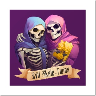 Evil Skele-twins Posters and Art